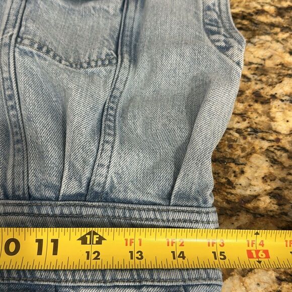 Madewell Light Blue Denim Mini Dress - Picture 9 of 10